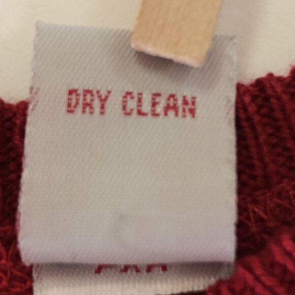 LT Sport Woman Silk Cashmere Red Sweater Vest Women Size 3X Crew Neck Pullover - Picture 9 of 12